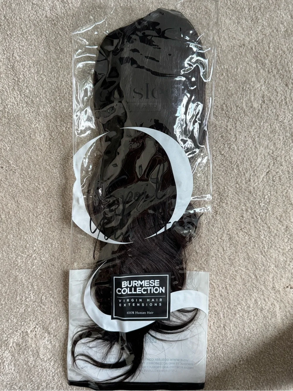 Go Sleek Follicle Fusion U-Part Wig 16” Long - Body Wave 100% Human Hair - NEW